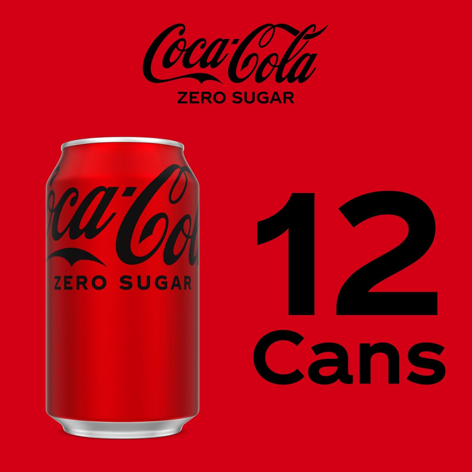 Coca-Cola Zero Sugar Cola – Portable 12oz Can Pack for Backyard BBQs and Patio Gatherings
