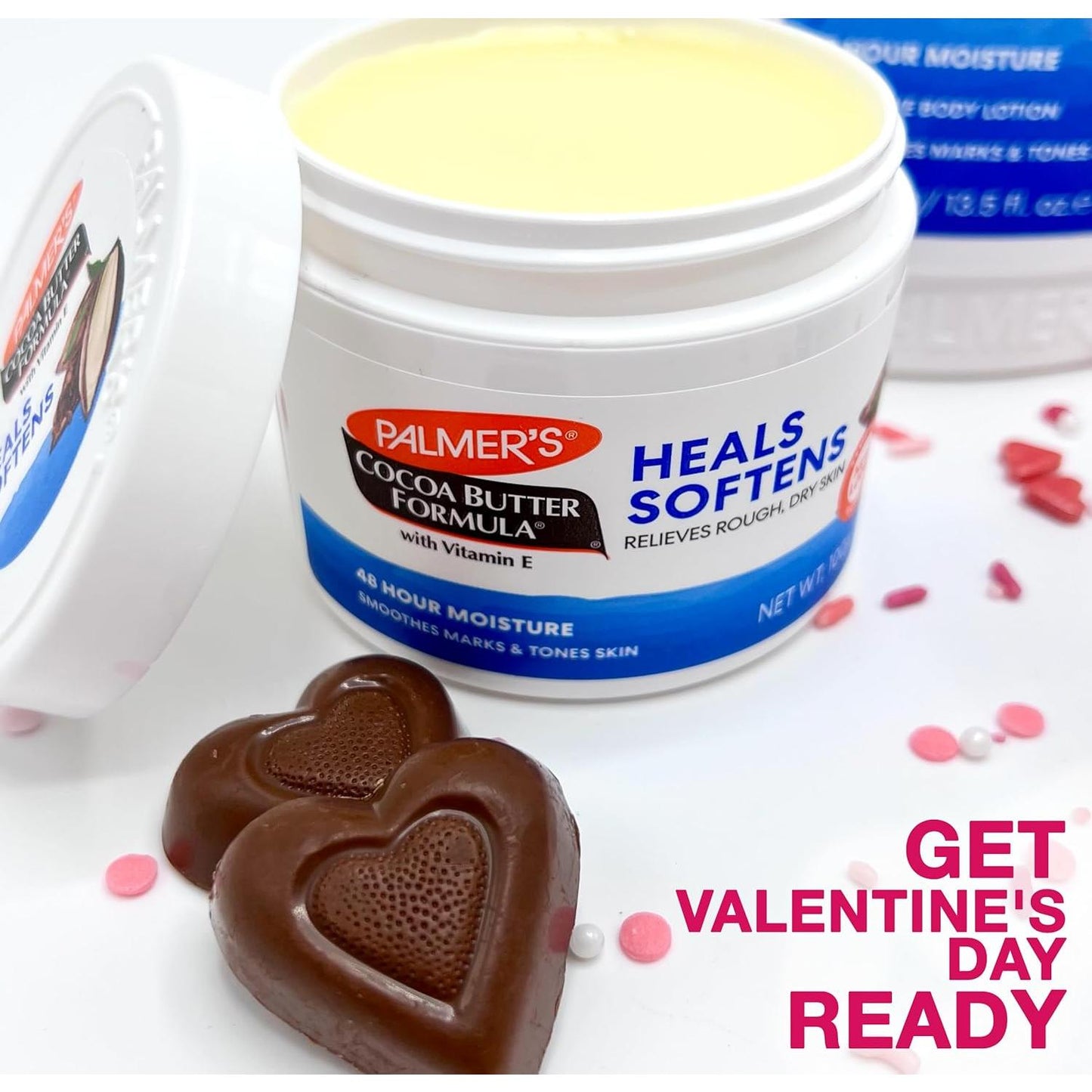 cocoa butter base blended with antioxidant vitamin e