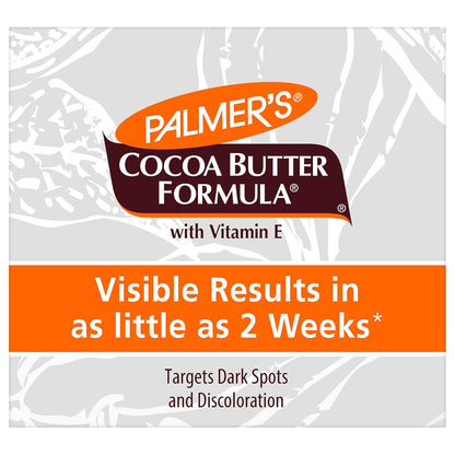 cocoa butter base for deep hydration, suppleness, and improved elasticity
