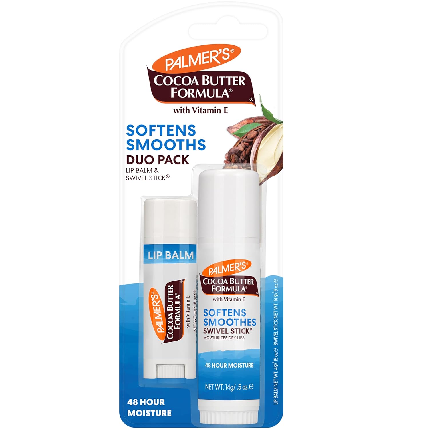 cocoa butter formula swivel stick for targeted spot moisturization on scars, marks, and dry patches