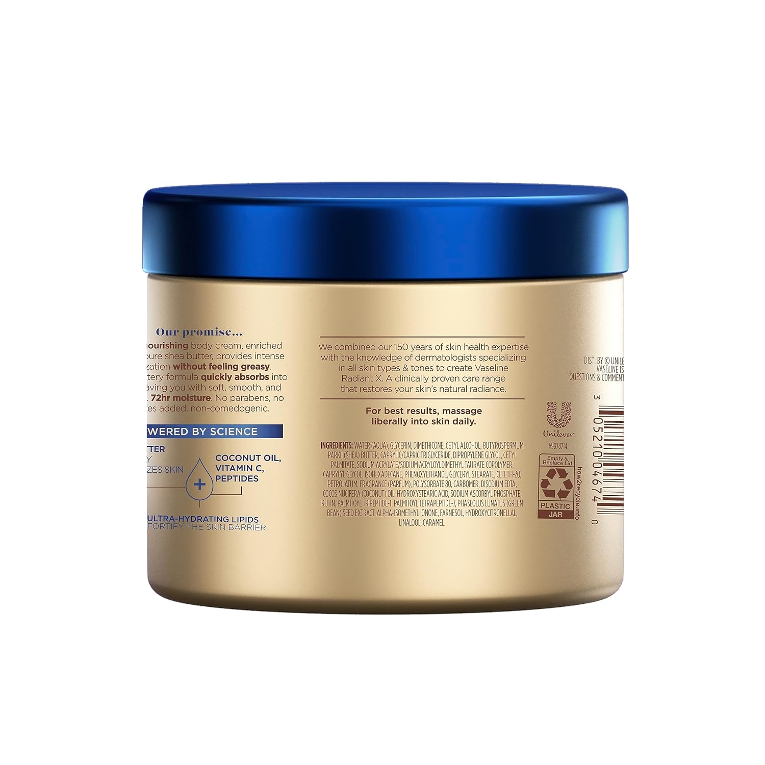 coconut oil plus ultra-hydrating lipids to fortify the skin barrier