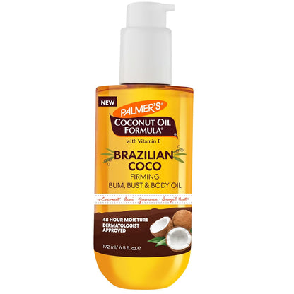 coconut oil + vitamin e base for deep nourishment and antioxidant support