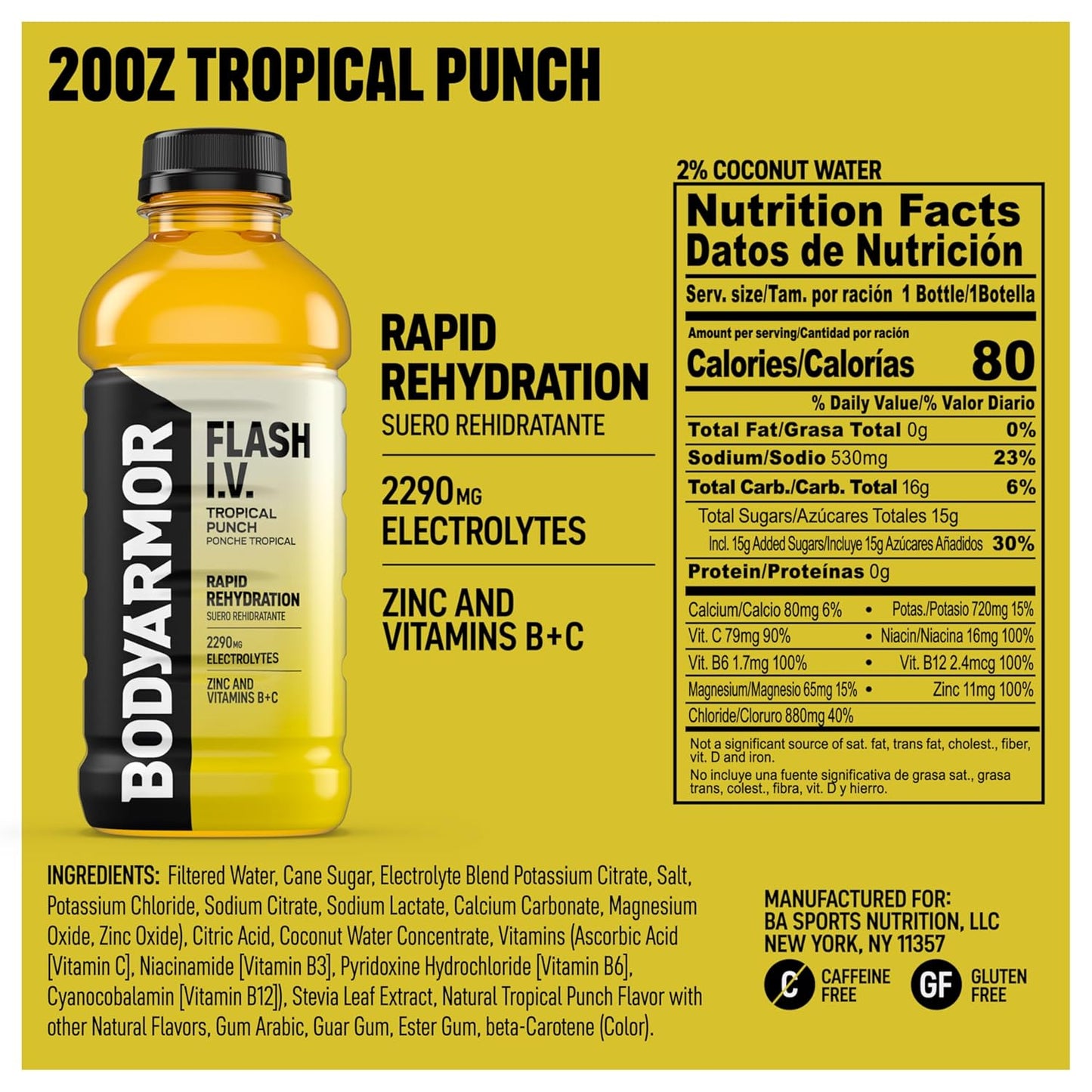 coconut water concentrate as a natural hydration base