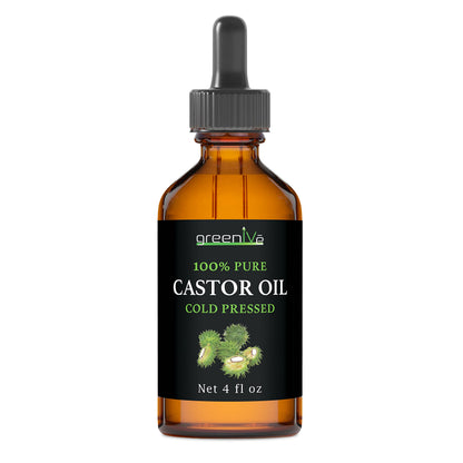cold-pressed ricinus communis seed oil with zero heat or chemical extraction
