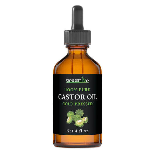 cold-pressed ricinus communis seed oil with zero heat or chemical extraction