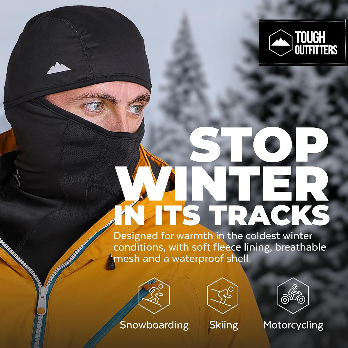 cold-weather fabric engineered for sub-freezing conditions