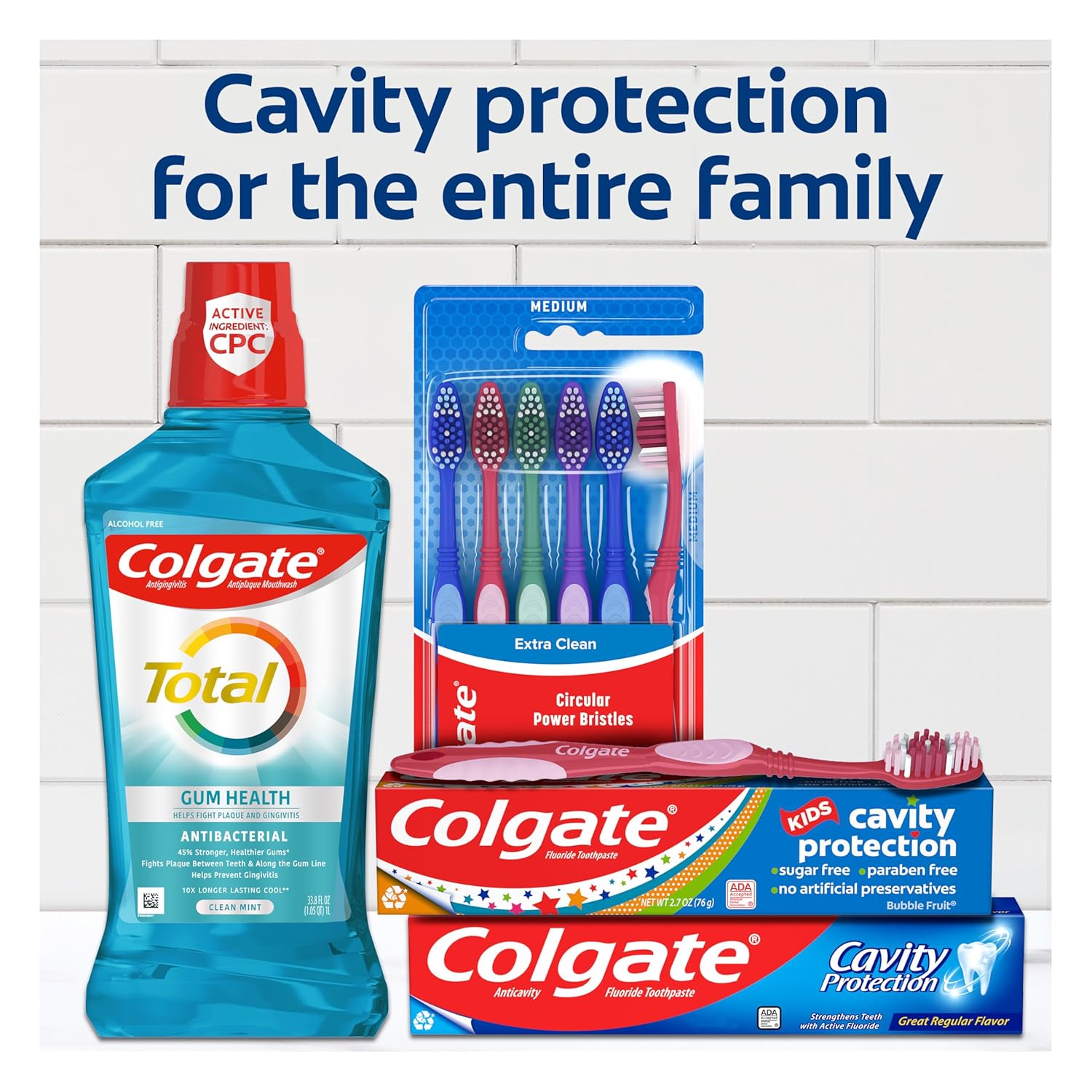 Colgate Fluoride Toothpaste 6-Pack – Consistent Oral Care for Busy Work & Study Schedules