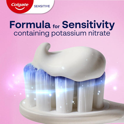Colgate Sensitive Enamel Health Toothpaste – Daily Self-Care Brushing Routine for Adults with Sensitive Teeth, 3 Pack 6 oz