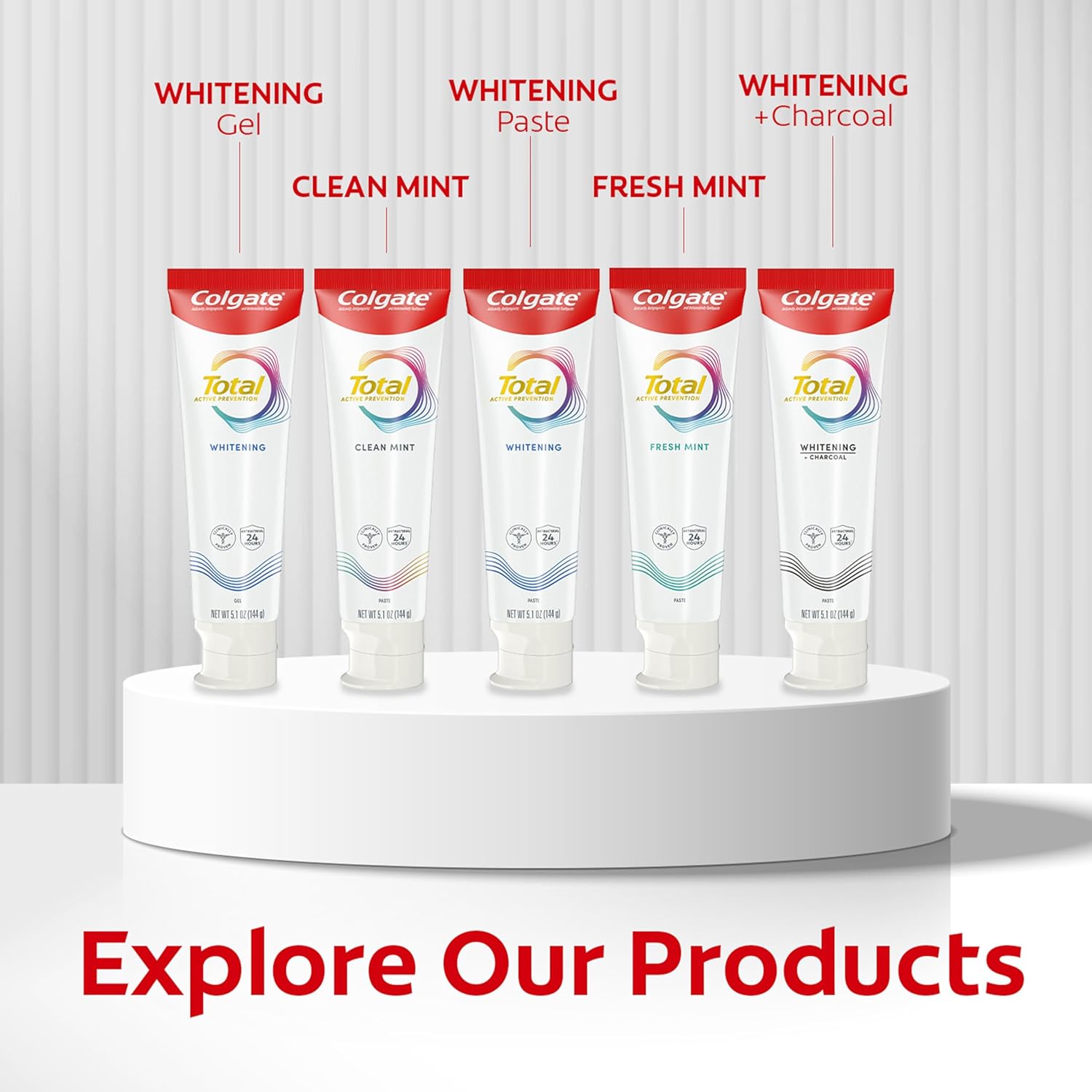 Colgate Total Antibacterial Toothpaste 4-Pack – Consistent Oral Health for Your Daily Routine