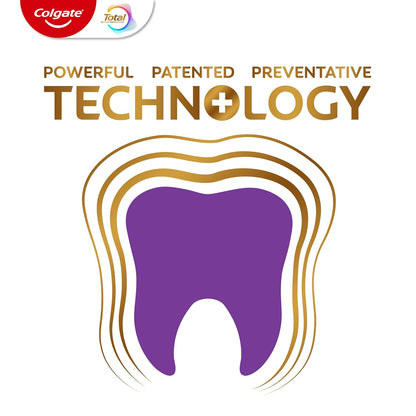 Colgate Total Gum Protection Whitening – Clean Design SLS-Free Toothpaste for Uncluttered Oral Care