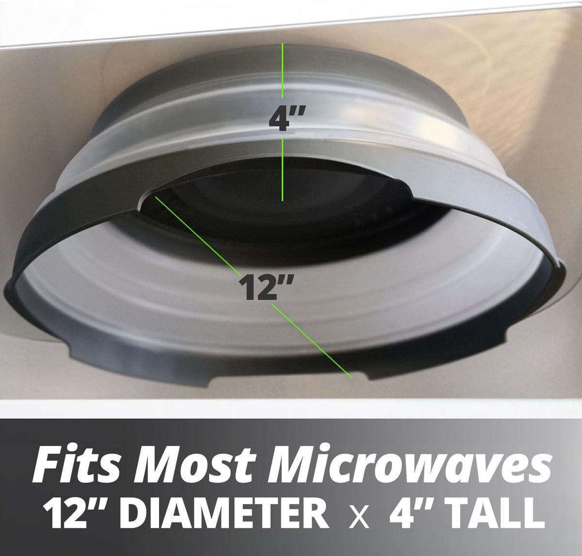collapsible pleated body that compresses flat when not in use
