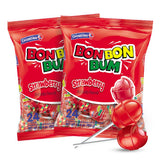Colombina Bon Bon Bum Lollipops – Individually Wrapped Tropical Hard Candy for Picnic Baskets, Road Trips and Park Snack Runs
