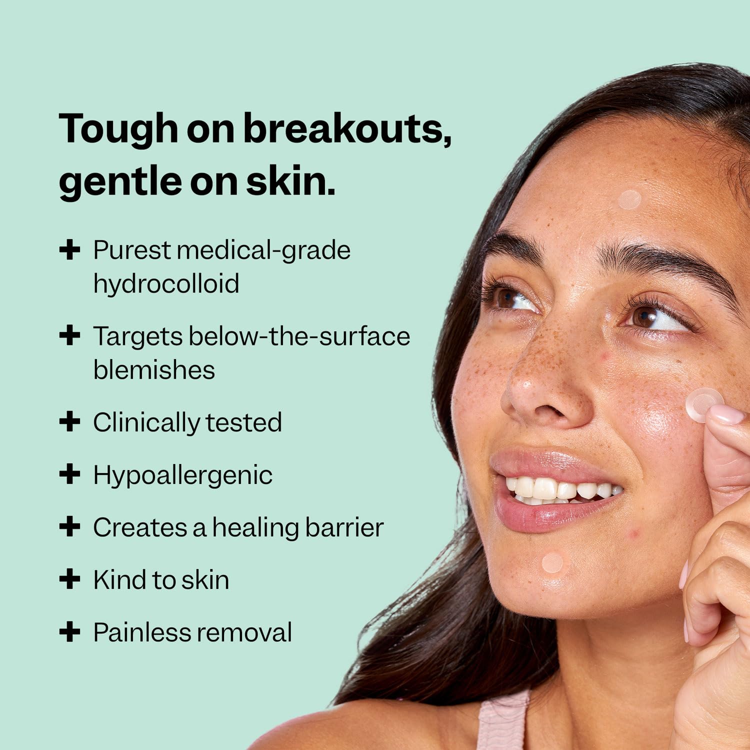 combination of salicylic acid, niacinamide, hyaluronic acid, cica, tea tree oil, and willow bark