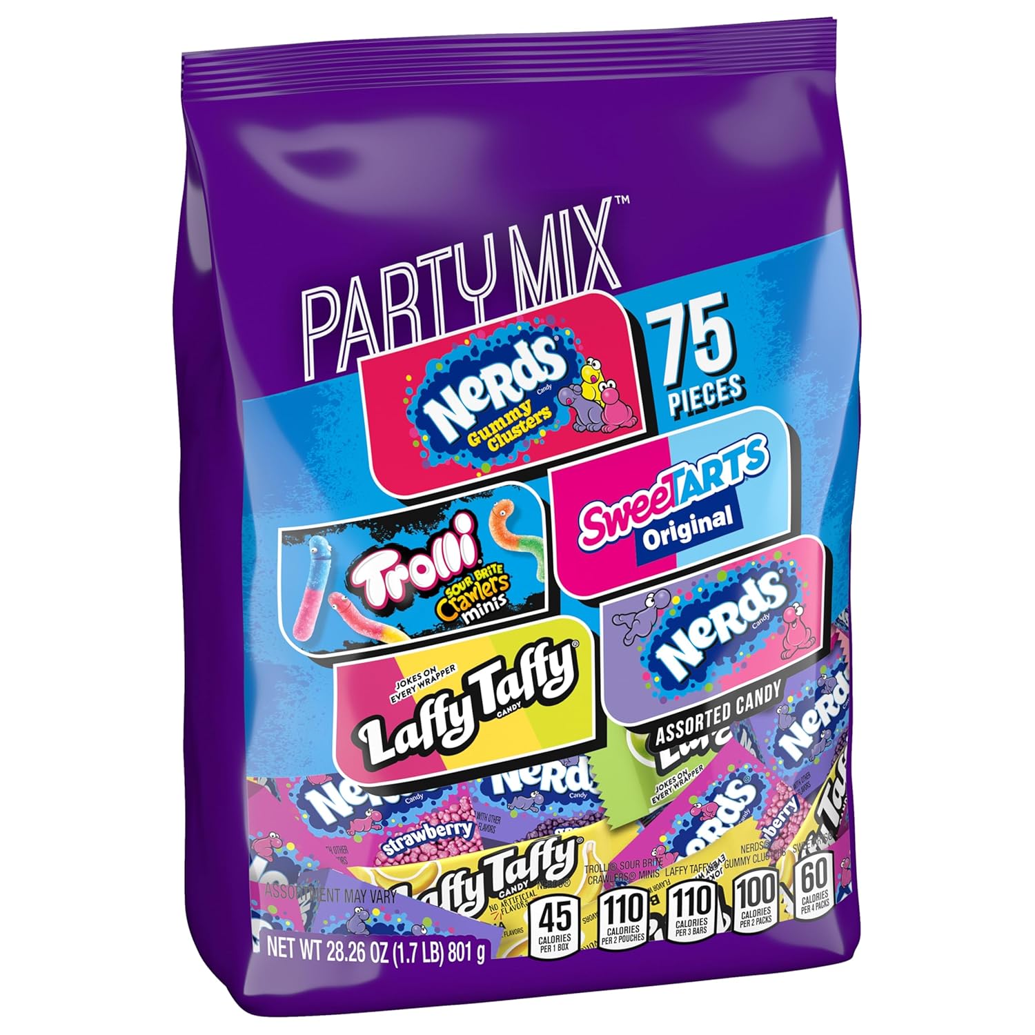 combined hard candy and chewy/gummy textures in one bag