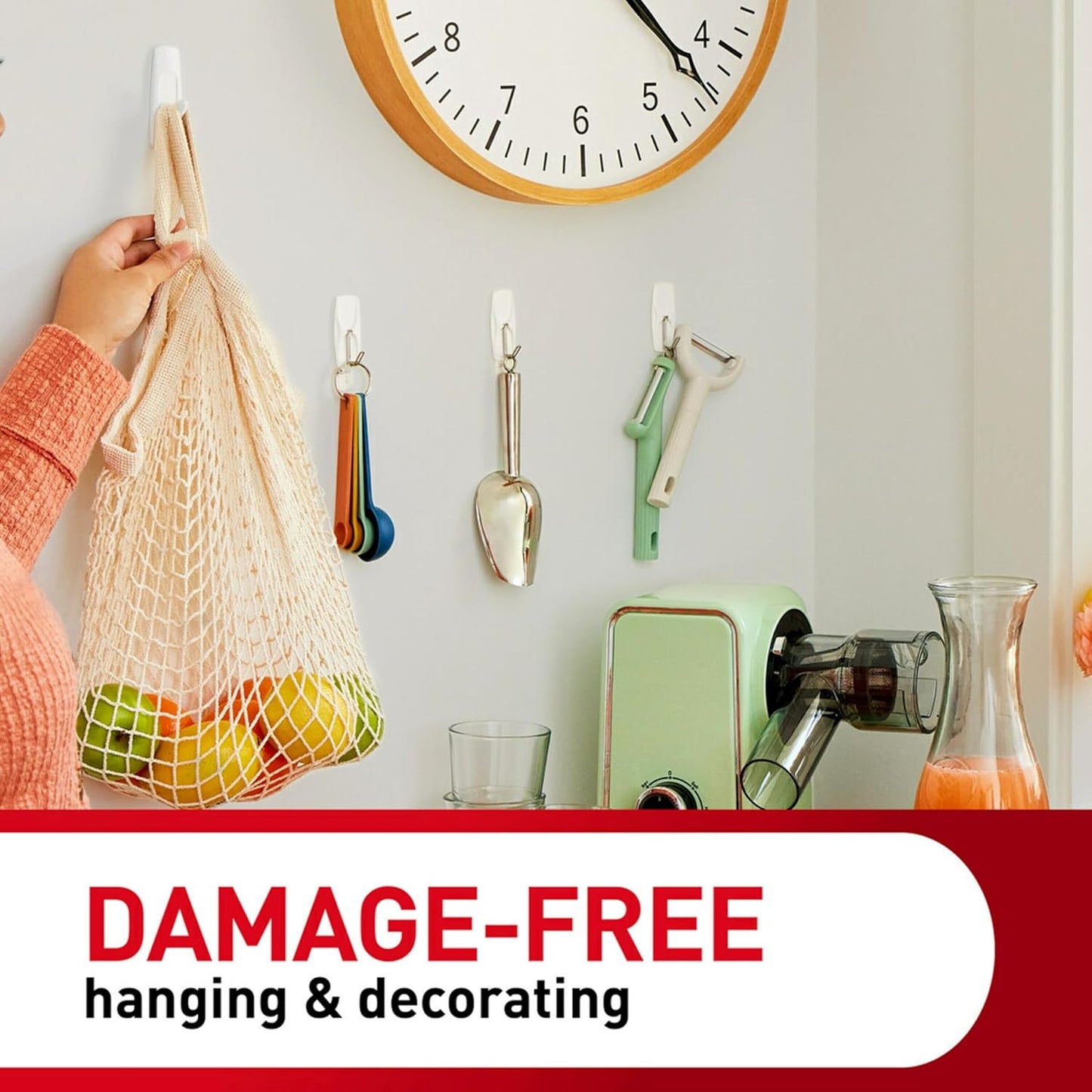 Command 5 lb Large Utility Hooks – Thoughtful Housewarming Gift for Her, Damage-Free Home Upgrade