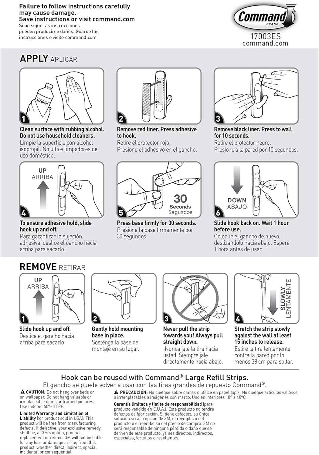 Command 5 lb Utility Hooks – Practical Birthday Gift for Mom Who Loves Organized Spaces