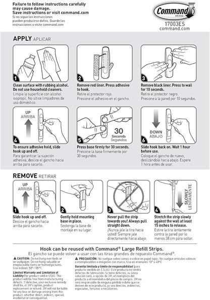 Command 5 lb Utility Hooks – Practical Birthday Gift for Mom Who Loves Organized Spaces