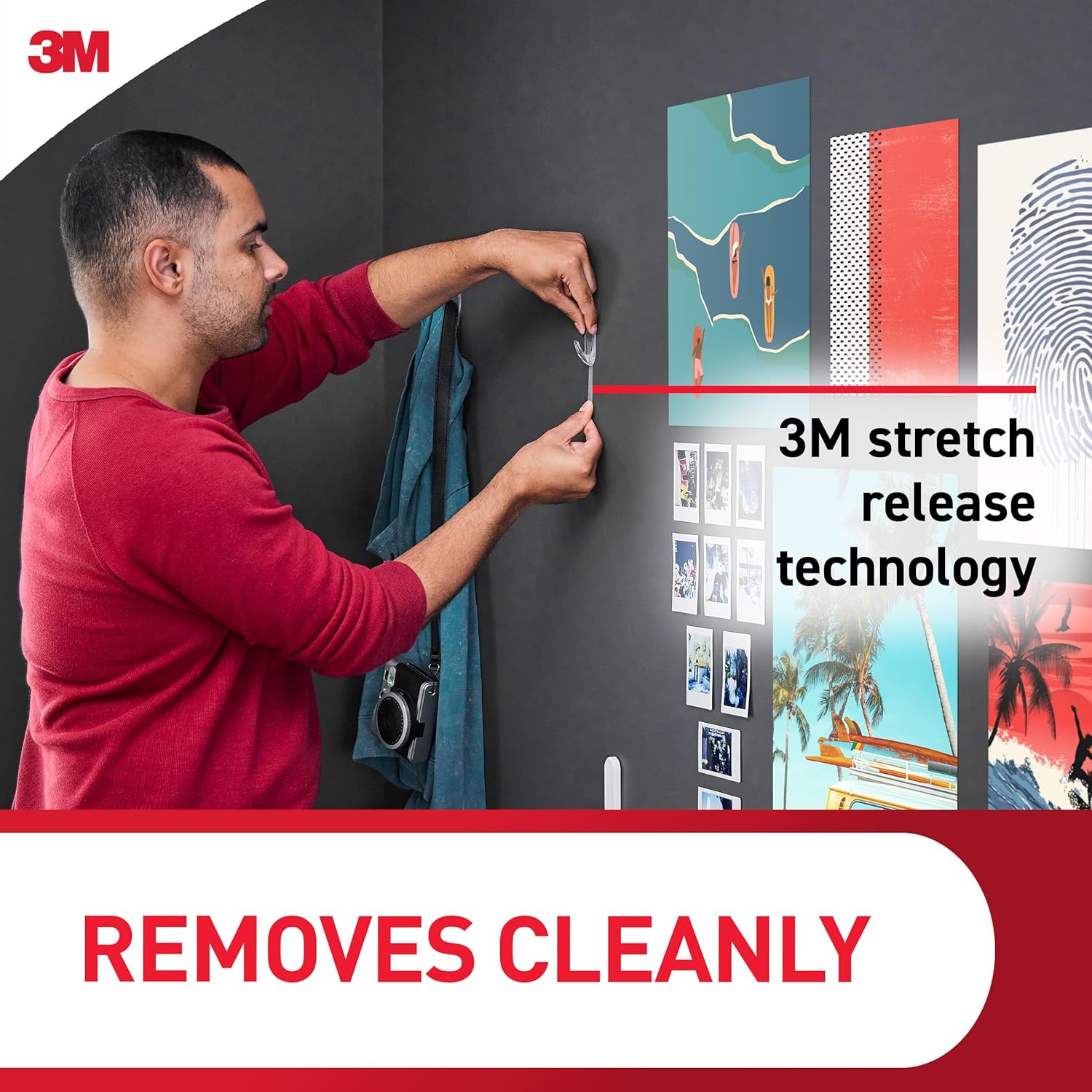 Command Medium Clear Wall Hooks 7-Pack – Thoughtful Housewarming Gift for New Renters and Homeowners