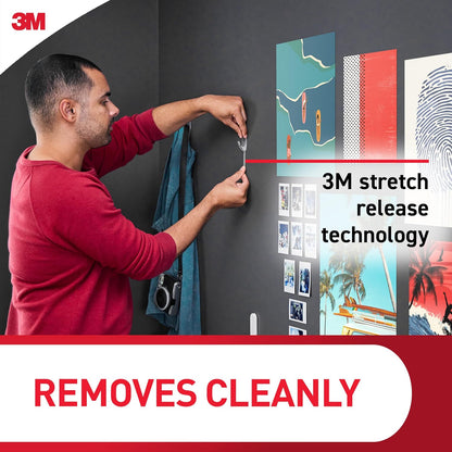 Command Medium Clear Wall Hooks 7-Pack – Thoughtful Housewarming Gift for New Renters and Homeowners
