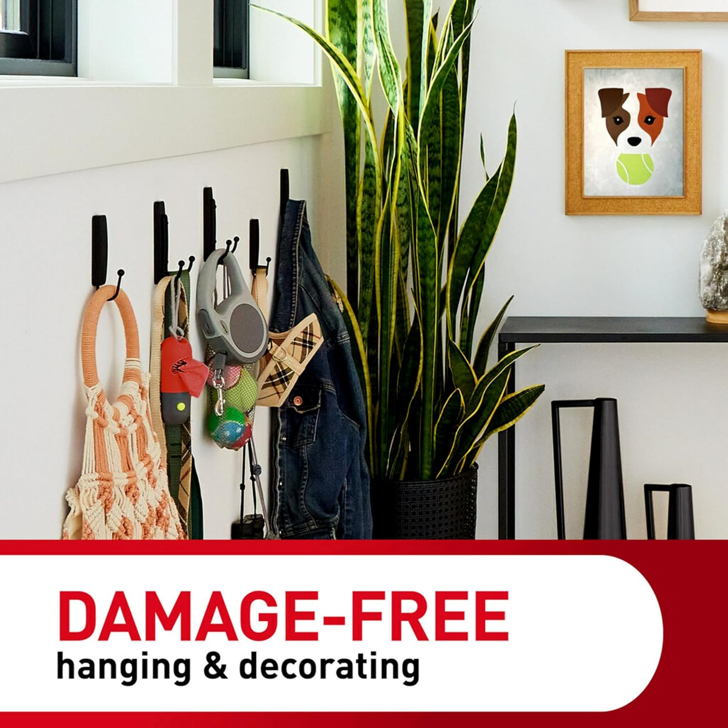Command Medium Replacement Strips Housewarming Gift for Renters, Damage-Free Wall Decor Re-Hanging