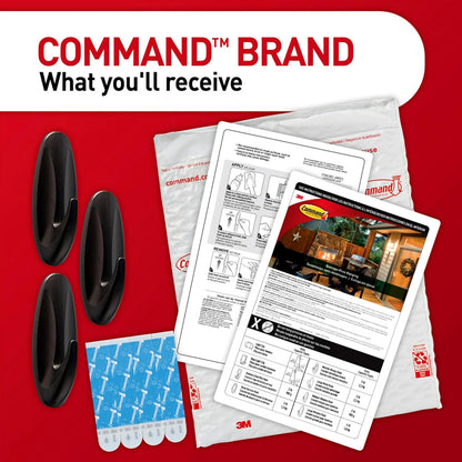 Command Outdoor Bronze Hooks for Uncluttered Walls and Intentional Decor, No Tools No Holes