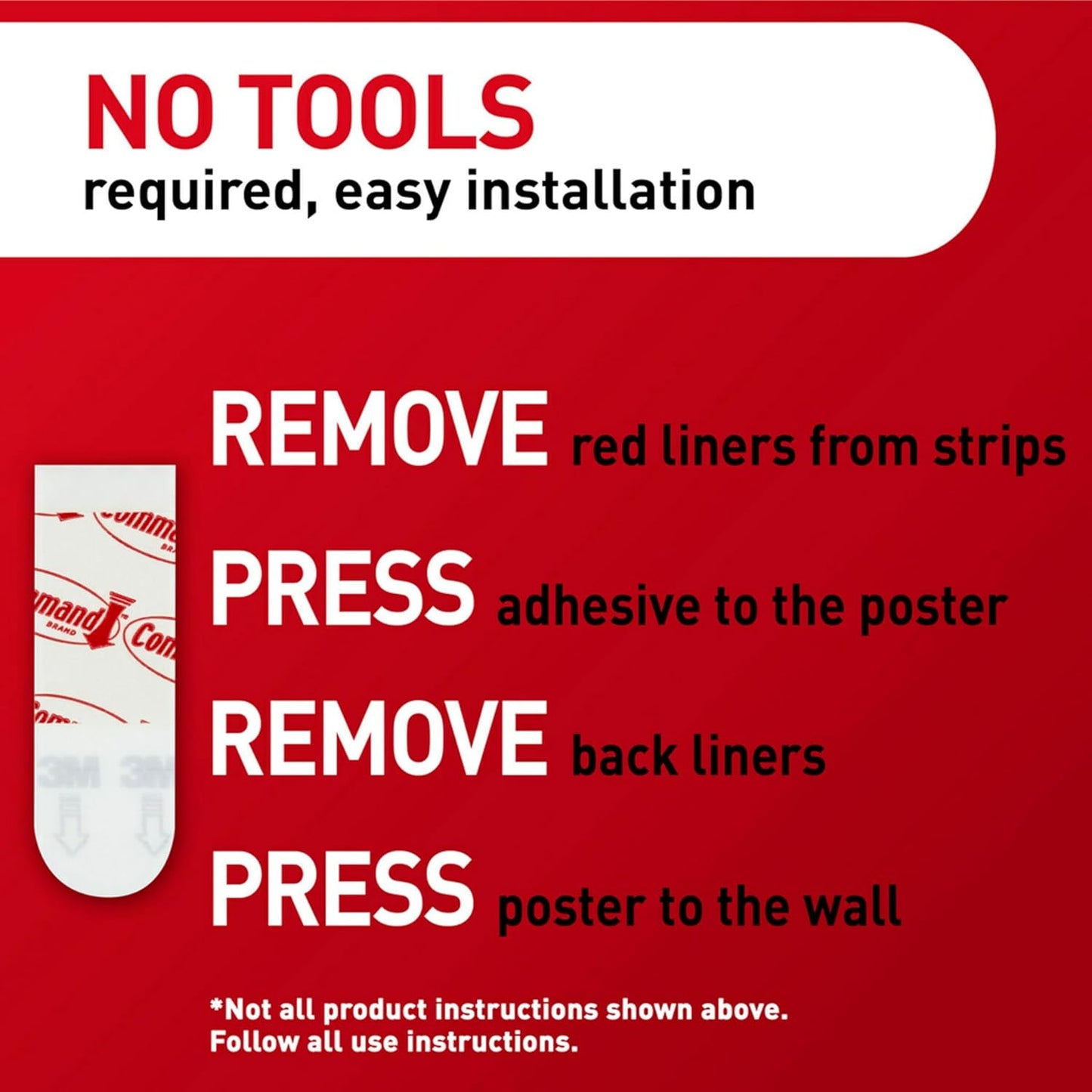 Command Poster Strips 256 Pack – Thoughtful Housewarming Gift, Damage-Free Wall Hanging for New Homeowners