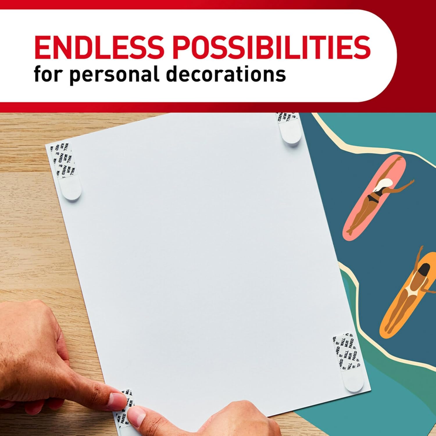 Command Poster Strips 256 Pack – Thoughtful Housewarming Gift, Damage-Free Wall Hanging for New Homeowners