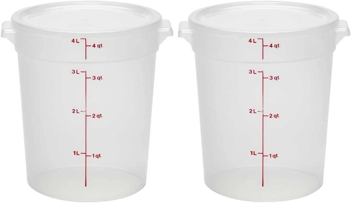 commercial-grade bpa-free polypropylene plastic resistant to cracking and breaking