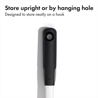 compact 11" l x 2.63" w x 0.75" h footprint that fits in standard utensil caddies