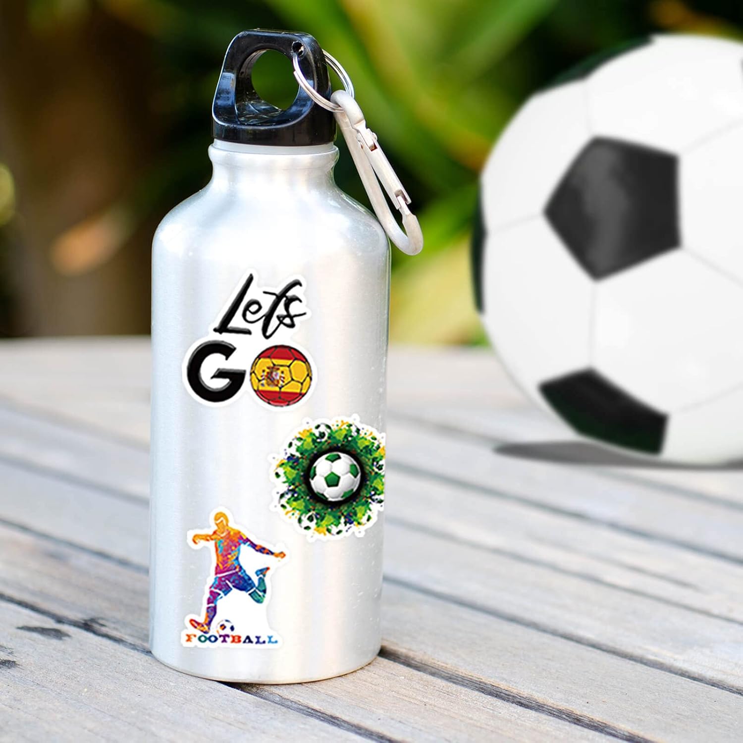 compact 2–3.5 inch size fits water bottles, laptops, hydroflasks, and helmets