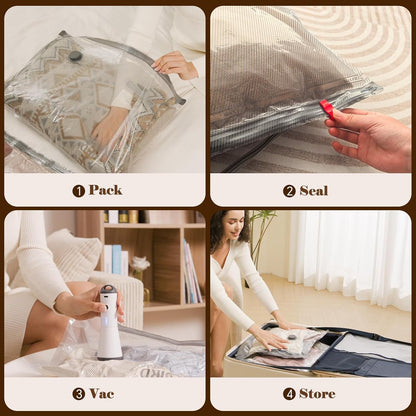 compact 2"x2"x6.2" ergonomic pump that fits in backpacks and handbags