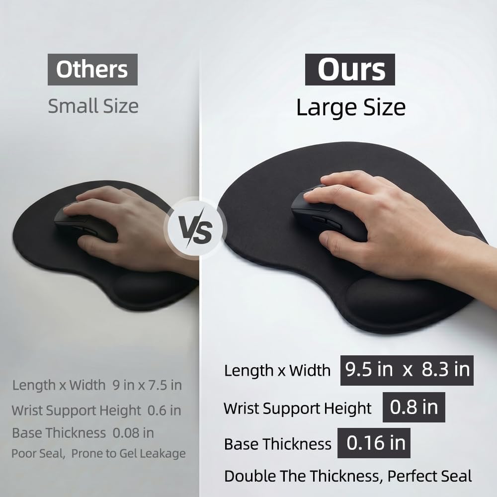 compact 9.5 x 8.3 inch oblong footprint with 7 color options