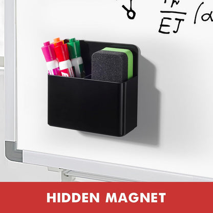 compact dimensions (1.65" d x 4.92" w x 4.72" h) suitable for narrow lockers and whiteboard edges