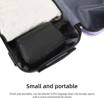 compact dimensions of 8.27in x 5.9in x 2.76in for carry-on friendly packing