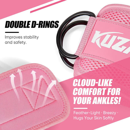compact kit including 2 ankle straps, 3 bands, carry bag, and user manual
