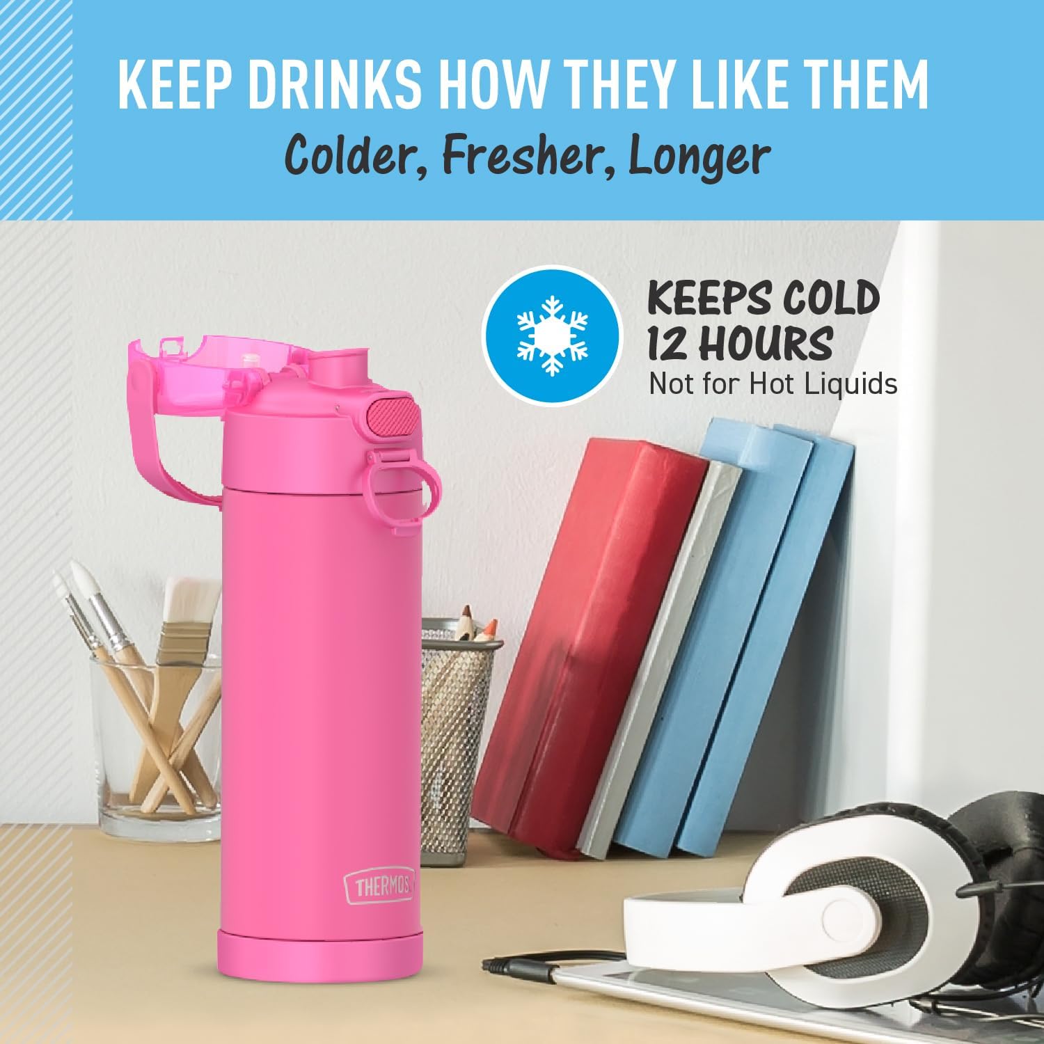 compact lightweight 16 oz / 8.4-inch-tall kid-friendly form factor