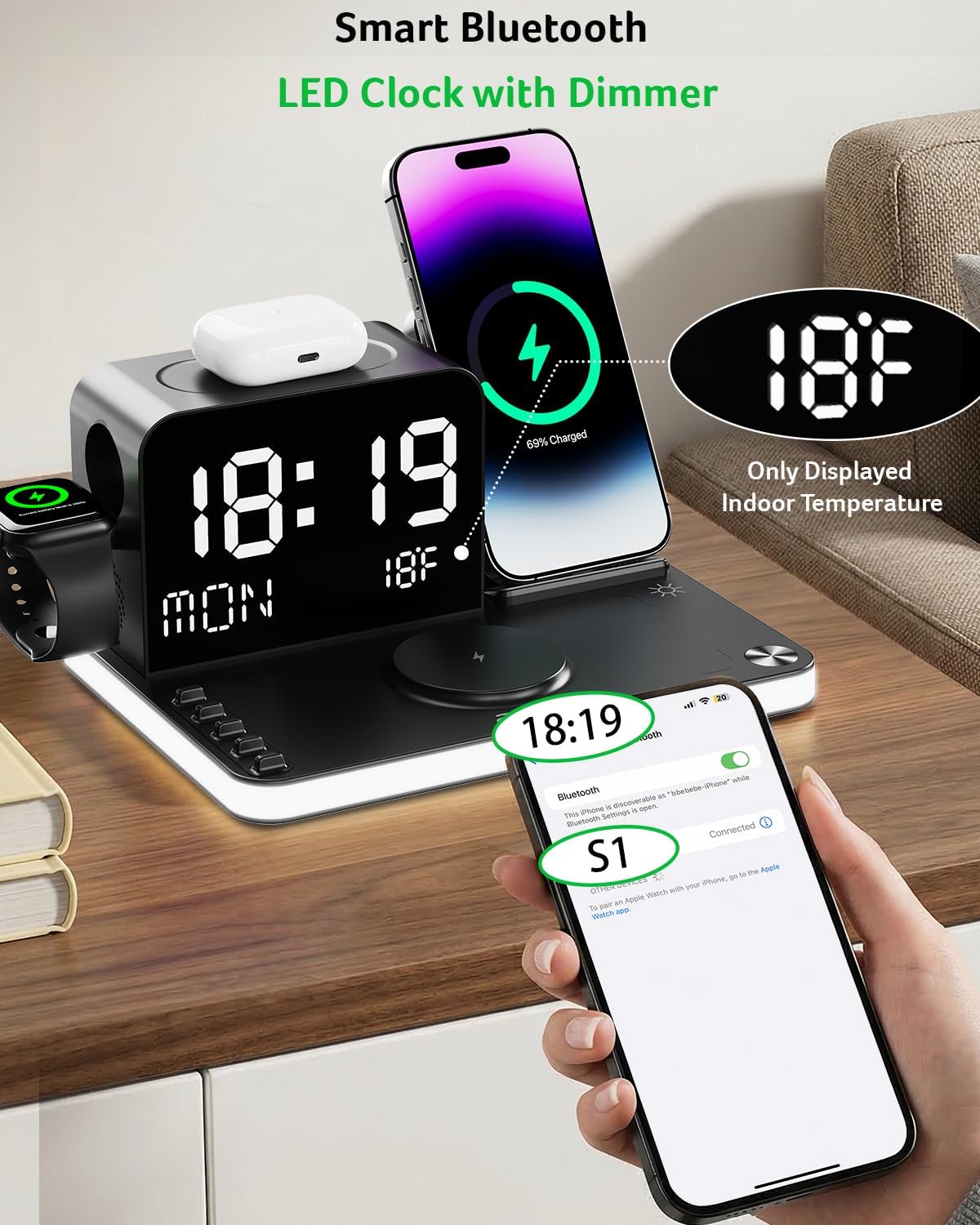 compact metal multiport station form factor available in black, white, and purple