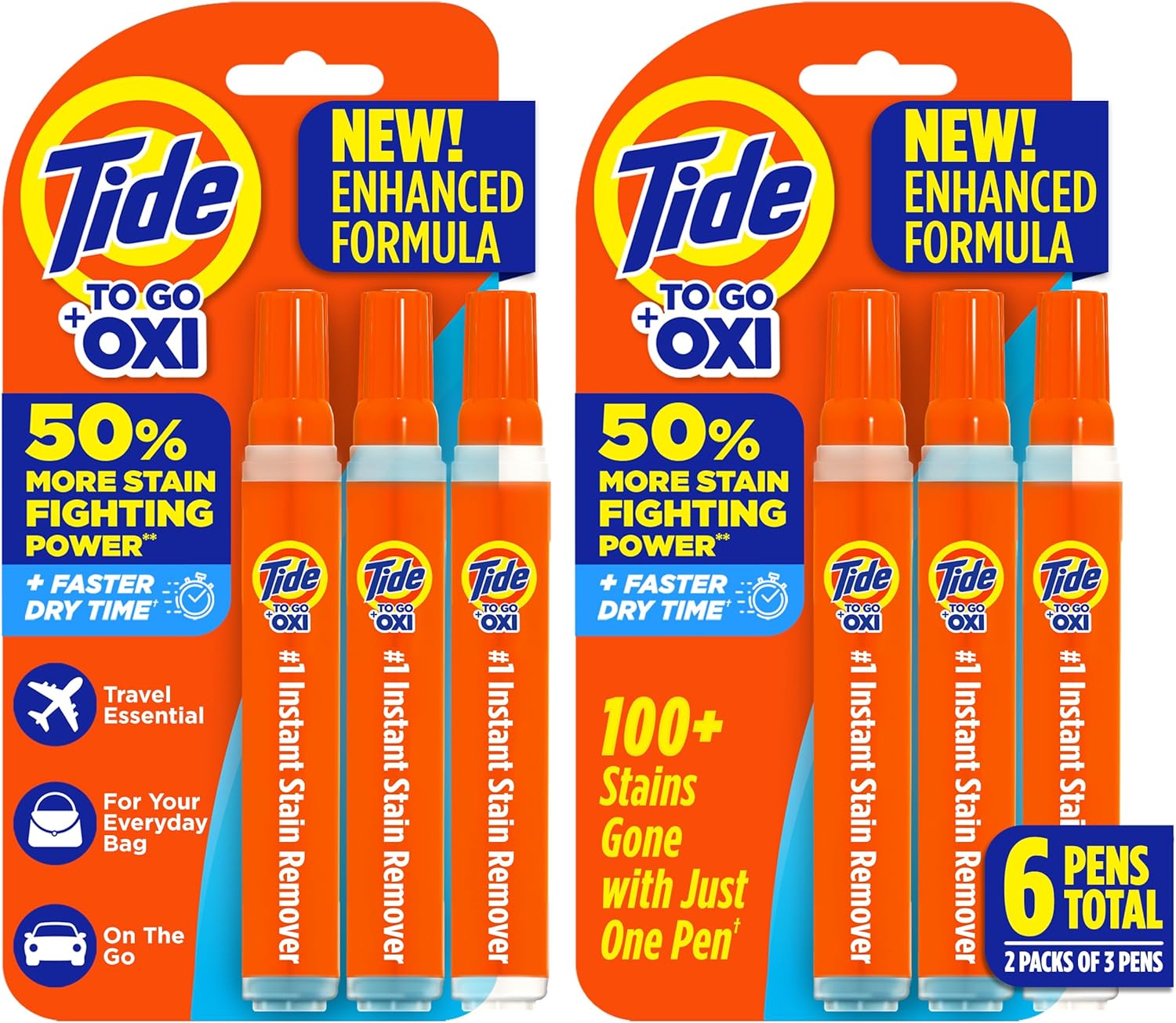 compact pen-style applicator that fits in pockets, purses, and small bags