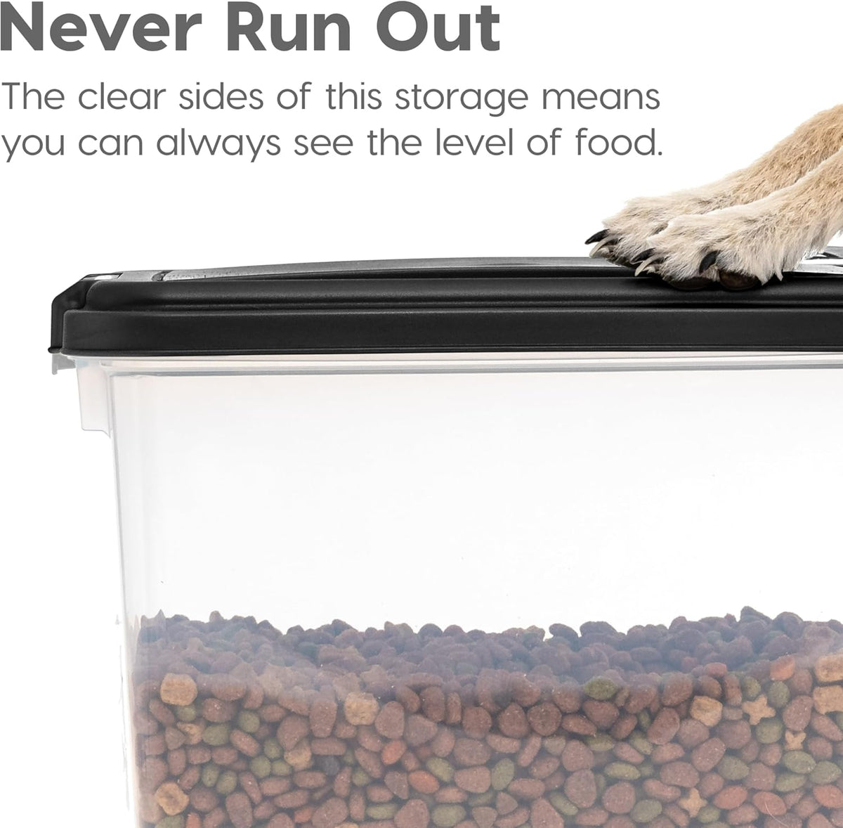 compact rectangular footprint (16.5" l × 10.8" w × 18.4" h) designed to fit shelves, cabinets, and countertops