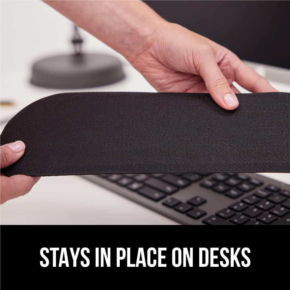 companion mouse pad rest sized 6 by 3.3 inches for symmetrical wrist support