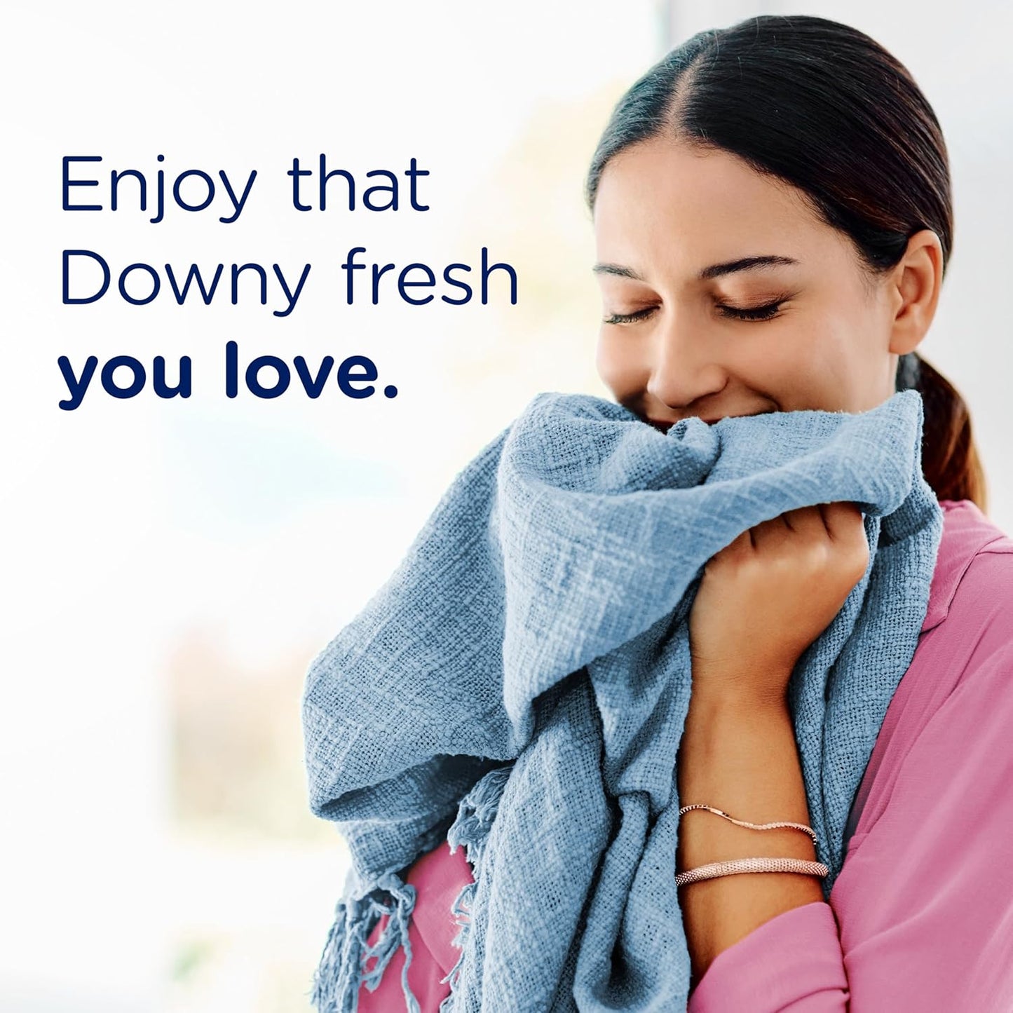 compatibility with downy fabric softener for a layered scent and softness system