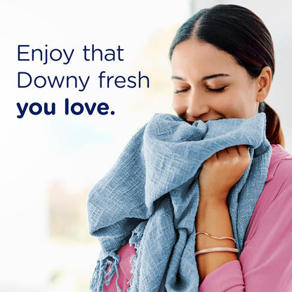 compatibility with downy fabric softener for a layered scent and softness system