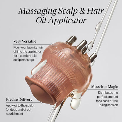 compatibility with kitsch 60ml hair oil bottle or direct-fill capability
