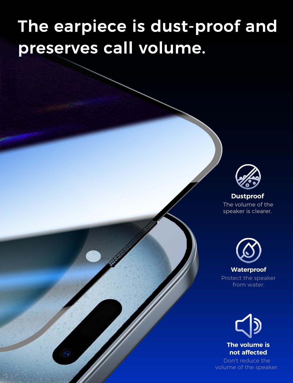 compatible speaker dust cover that preserves audio volume