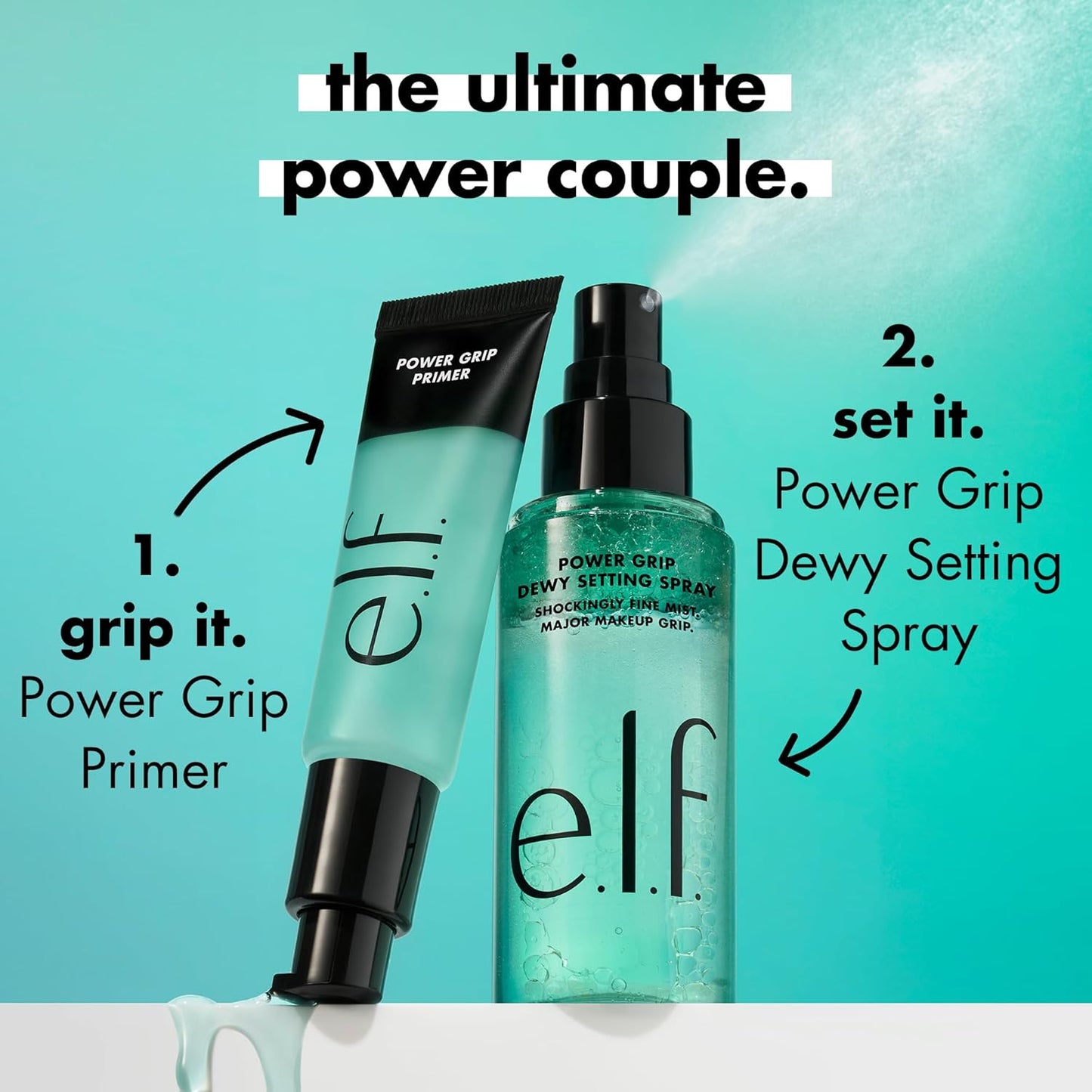 compatible with all skin types and tones; usable pre- or post-makeup from 6 inches away