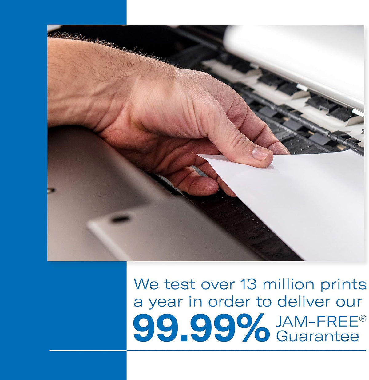 compatible with both inkjet and laser printers and copiers