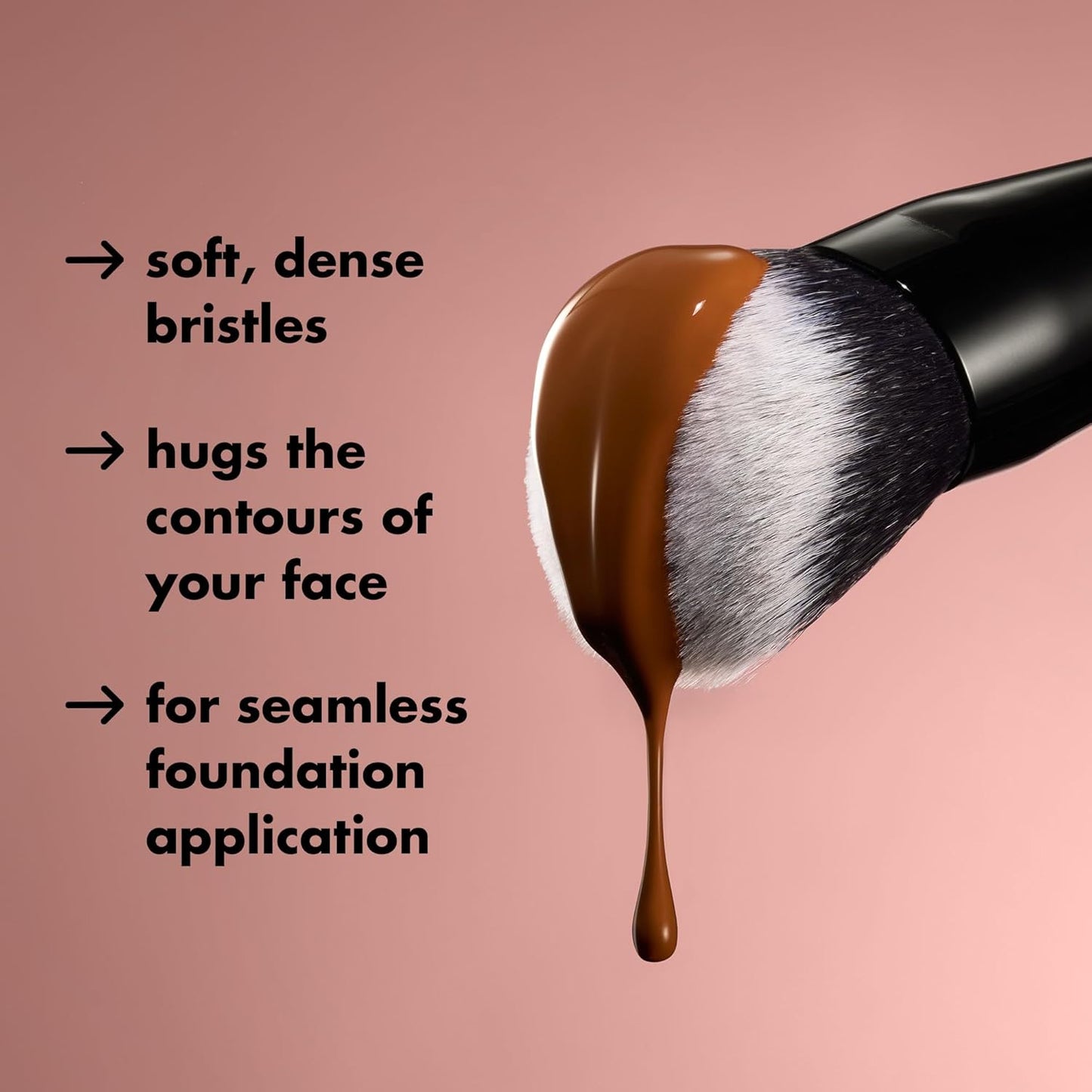 compatible with both liquid and cream foundation formulas
