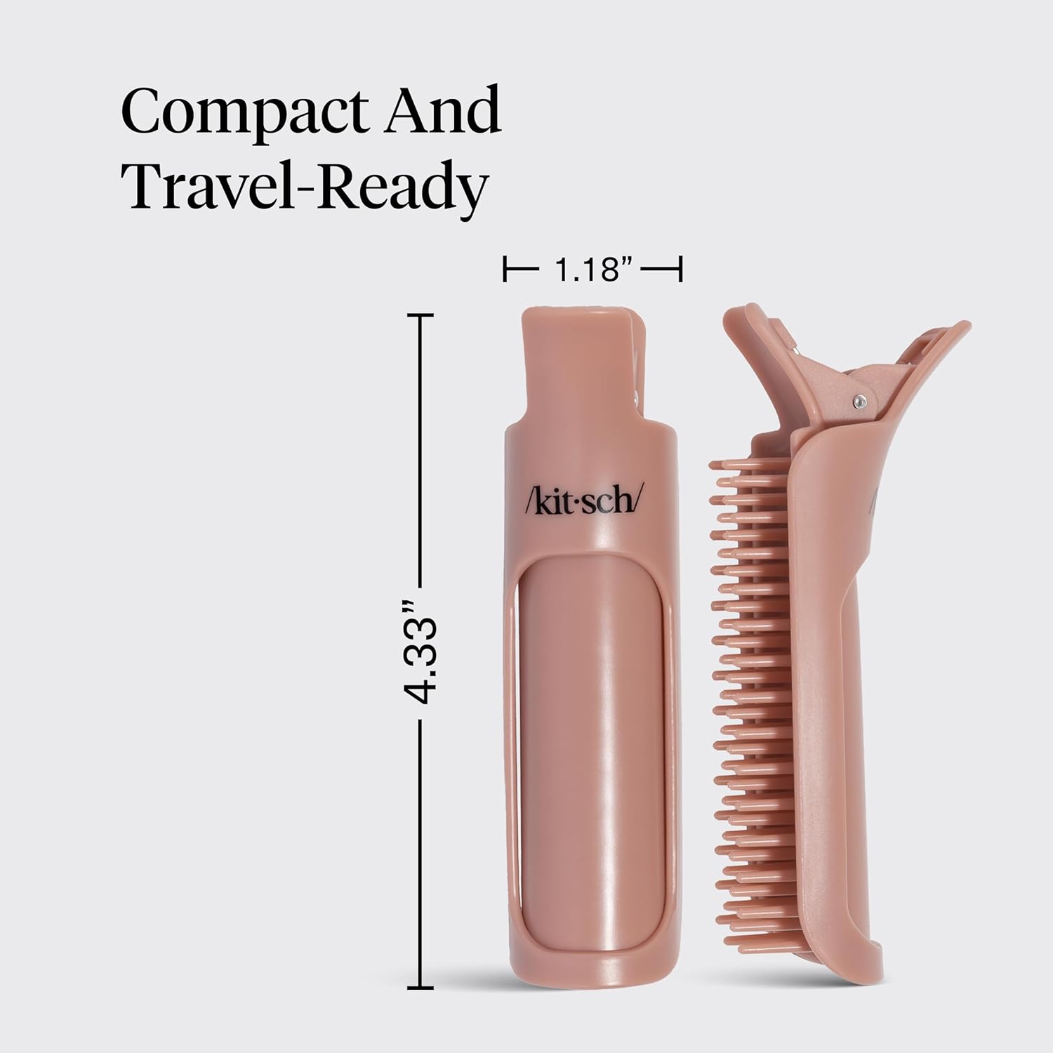 compatible with damp or dry hair for versatile styling