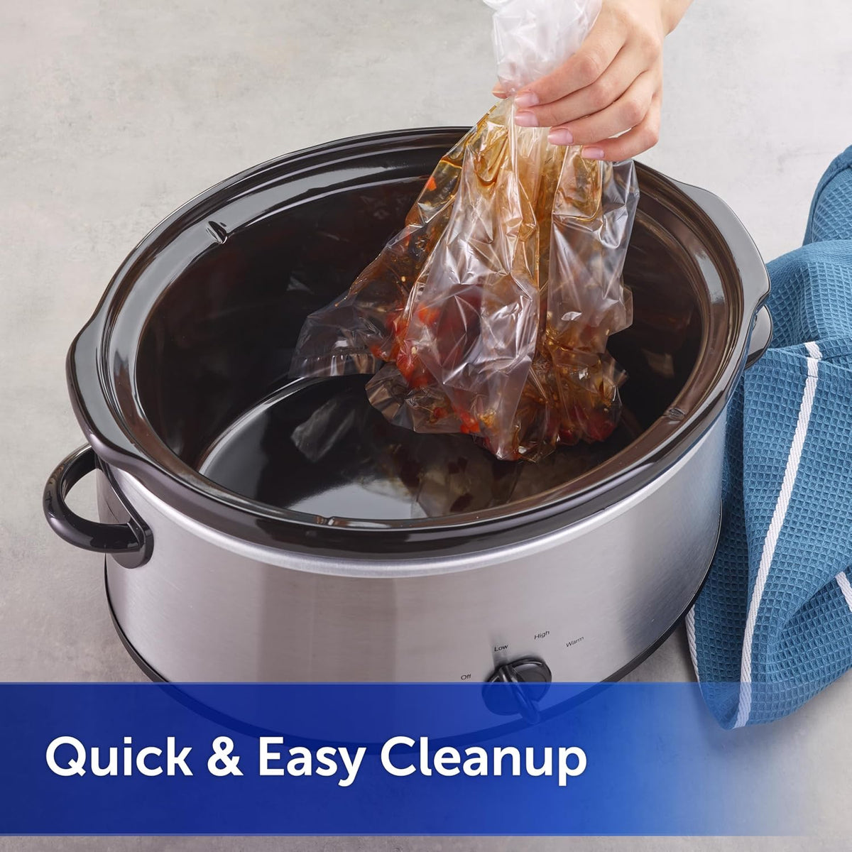 compatible with multiple slow cooker shapes including both round and oval interiors