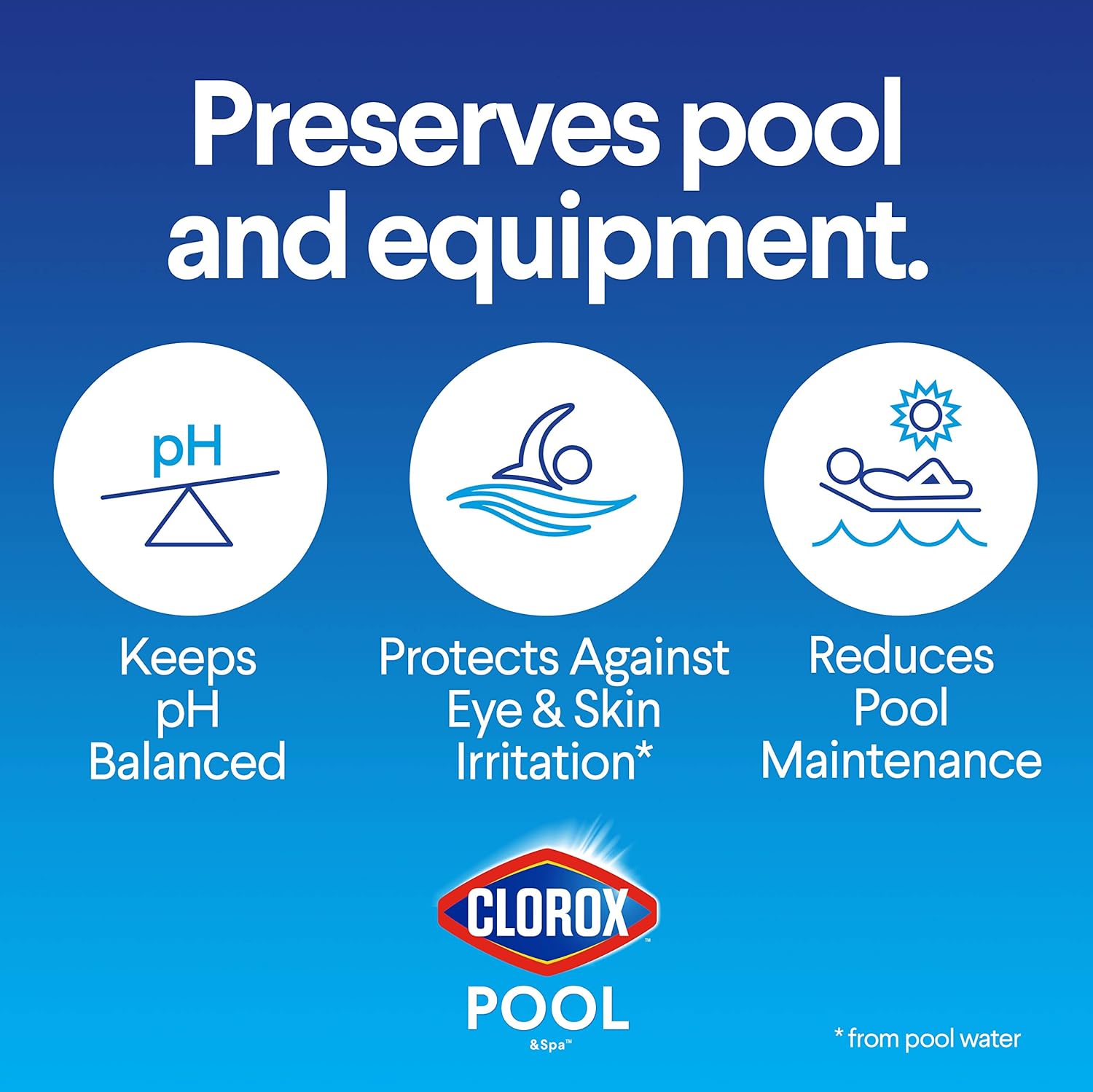 compatible with new pools, refilled pools, saltwater pools, and liquid chlorine pools
